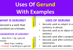 Definition Of Gerund With Uses and Examples In English