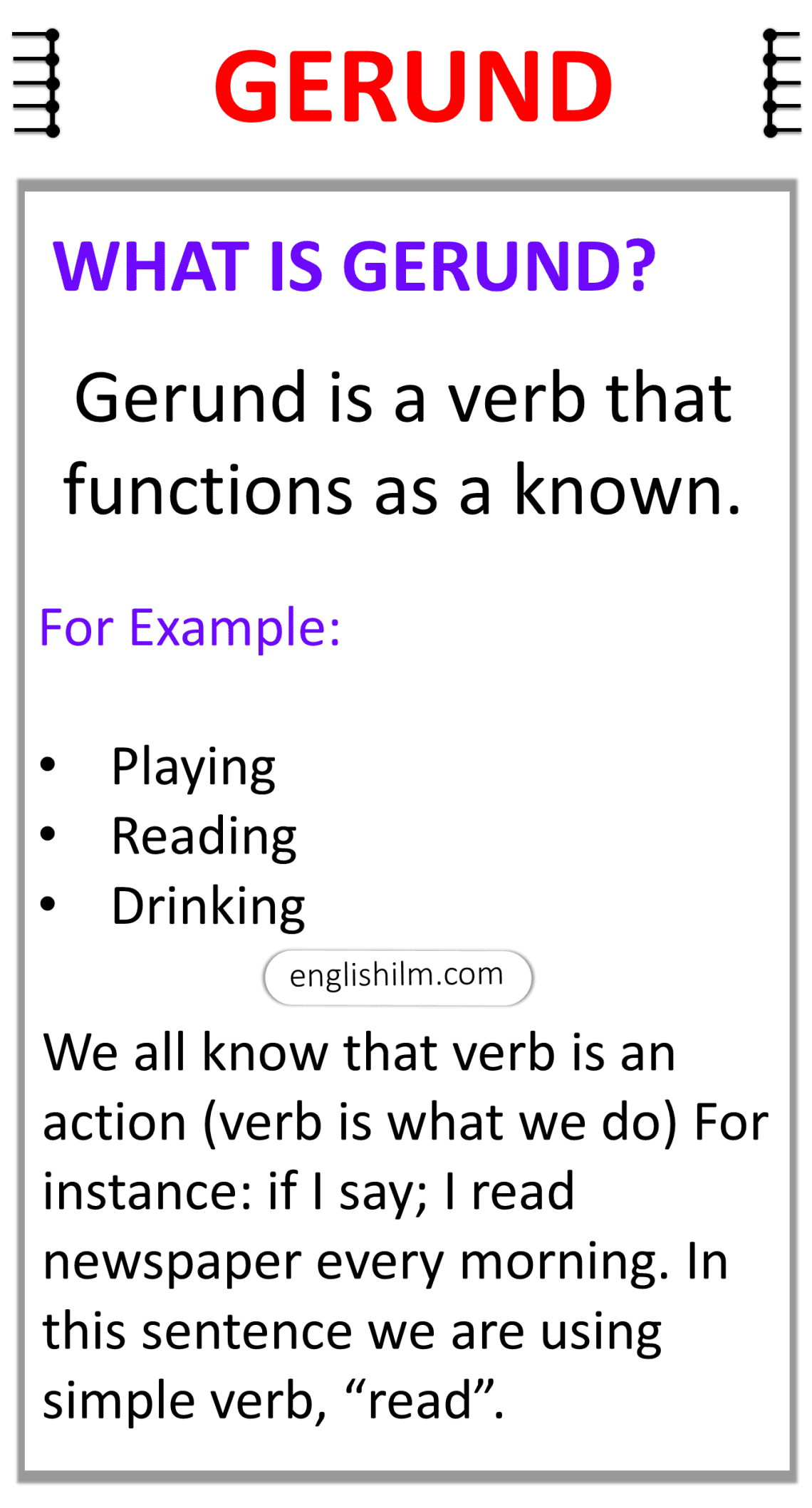 Gerund in English: Uses and Examples • Englishilm