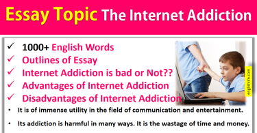 Complete Essay On Internet Addiction In English With 1000+ Words