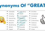 Another Words For "Great" | 130+ Synonyms Of Great