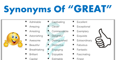 Another Words For "Great" | 130+ Synonyms Of Great