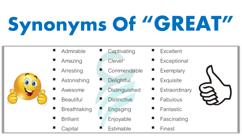 Another Words For "Great" | 130+ Synonyms Of Great