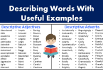 700+ Describing Words With Useful Examples | Descriptive Words