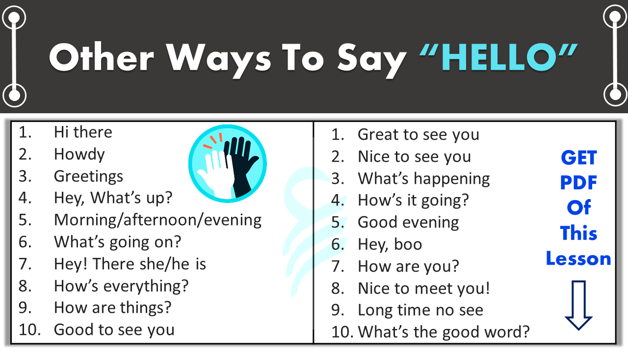 Other Ways To Say 