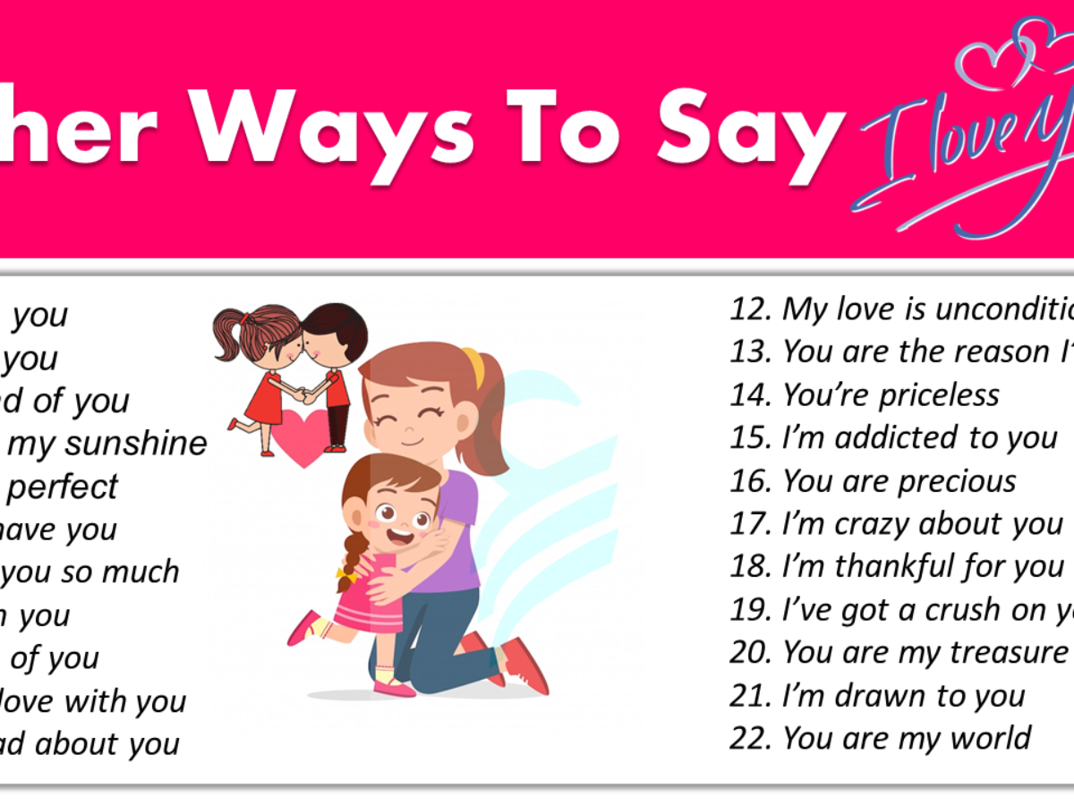 100 Ways To Say I Love You Eslbuzz Learning English 2020
