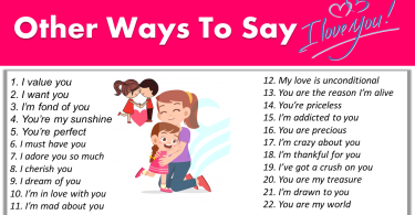 123 Cute Ways To Say "I LOVE YOU" | Other Ways To Say