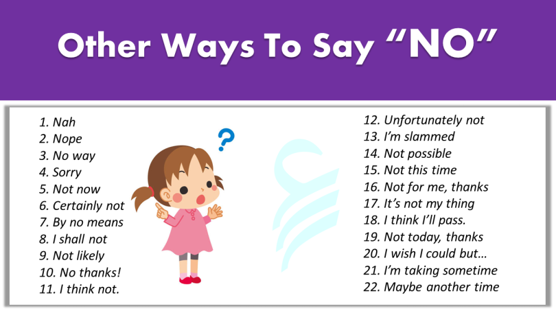 60+ Other Ways To Say “NO” to People In English