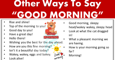 Ways To Say Good Morning | 15 Creative Ways Of Good Morning