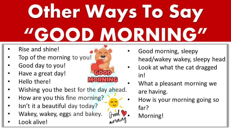 Ways To Say Good Morning | 15 Creative Ways Of Good Morning