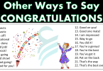 40+ Other Ways to Say Congratulations | Congratulations Synonyms