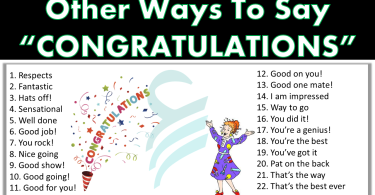 40+ Other Ways to Say Congratulations | Congratulations Synonyms