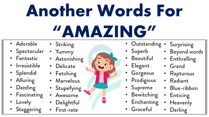 120+ Other Words To Use Instead Of "Amazing" | Amazing Synonyms