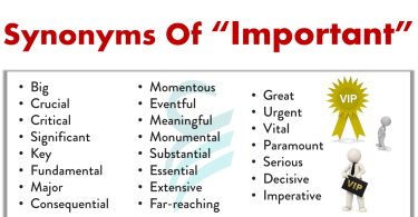 150+ Another Words For "Important" | Synonyms Of Important