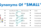 Another Words For "SMALL" | 60+ Synonyms Of Small