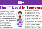 Modal Verbs Shall Example Sentences | 50 Sentences of Shall In English