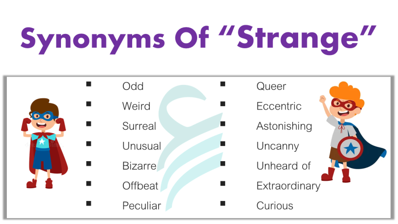 Another Words for “Strange” | 60+ Synonyms For Strange