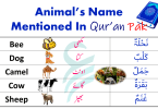 Animals in Quran | 21 Animals Mentioned in Holy Qur’an