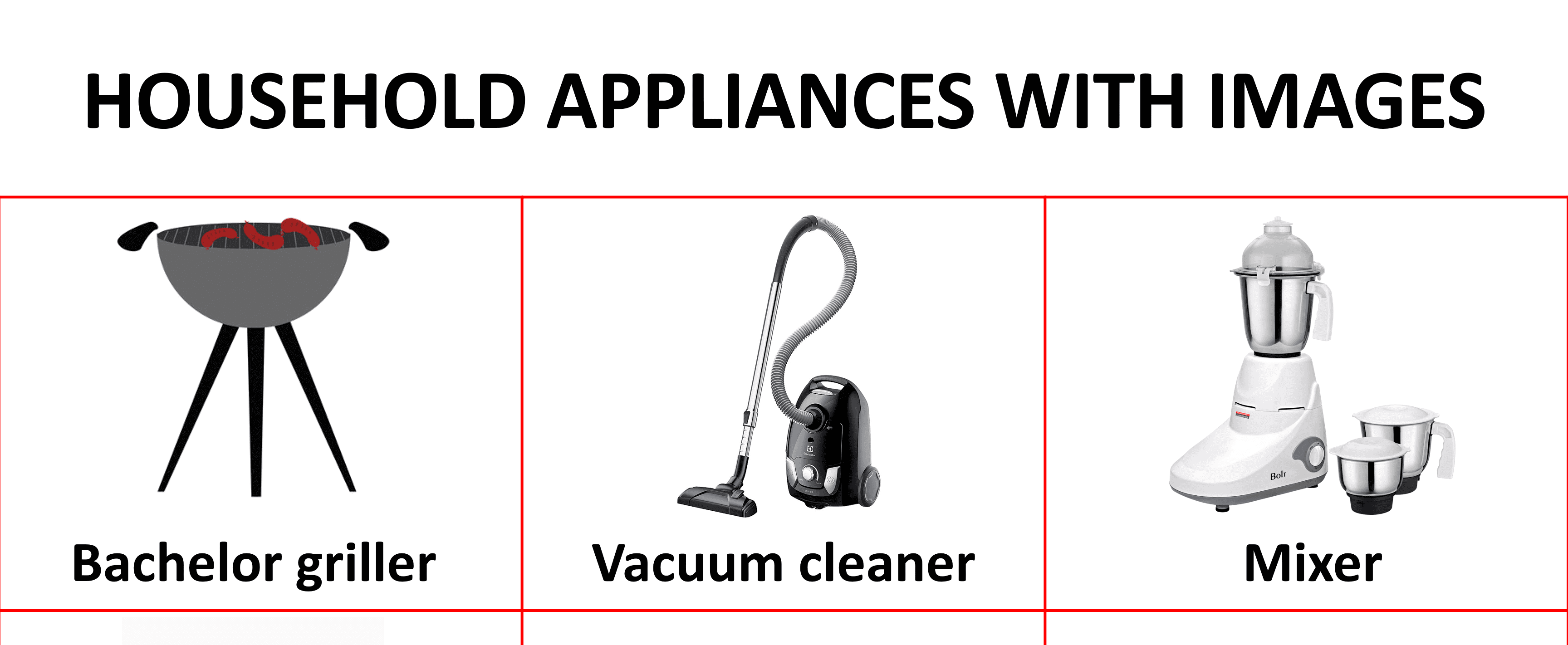 33-household-appliances-names-in-english-with-images