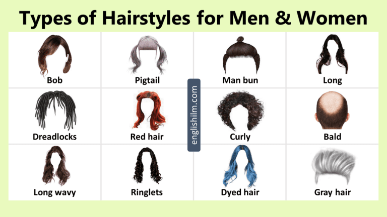 Hairstyles for Men and Women | Types of Hairstyles with Pictures