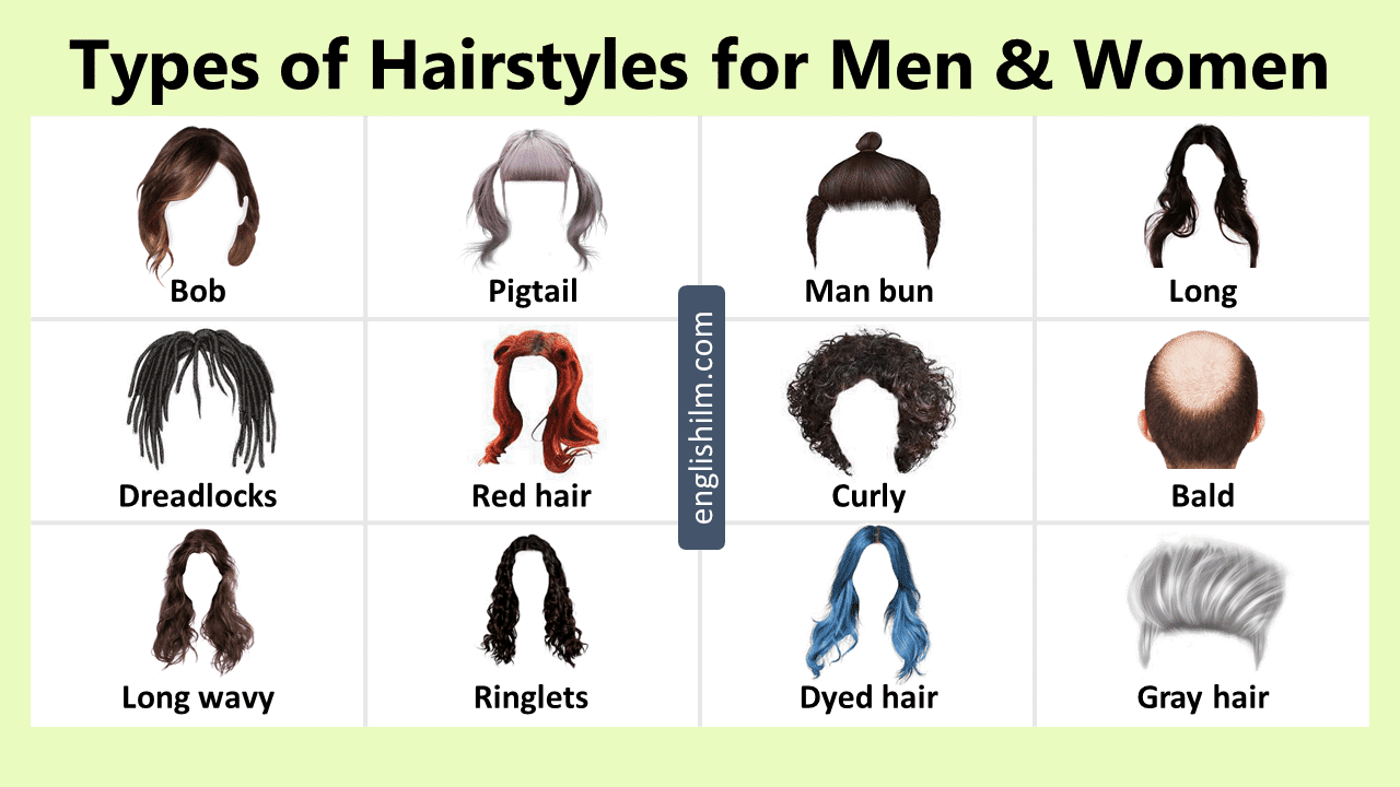 Hairstyles for Men and Women | Types of Hairstyles with Pictures