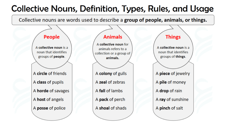 Collective Nouns Definition, Rules, Usage, and Helpful Examples