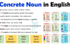 Concrete Noun Definition, Rules, and Usage in English