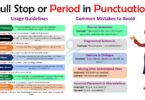 Full Stop in Punctuation: Rules, Functions, and Examples