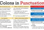 Colon in Punctuation: Uses, Rules with Examples