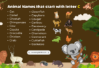 19 Animal Names That Start with English Letter C