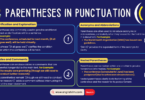 Parentheses in Punctuation Uses, Rules, with Examples in English