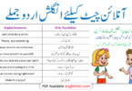 Online Chatting Sentences with Urdu or Hindi Translation