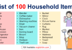 Household Items Name in English | Everyday Life Vocabulary